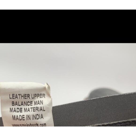 Smoky Mountain Youth Cowboy Boots Black Gray Distress Leather 3.5R Runs Big 4.5 - Picture 10 of 12